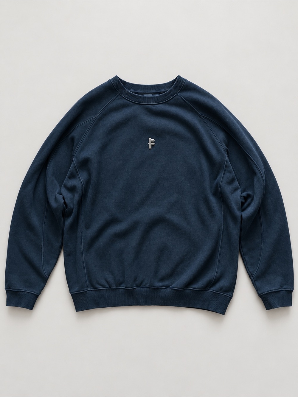 Former Metal F Crewneck Sweatshirt Mens XL Raglan Fleece Skate Streetwear